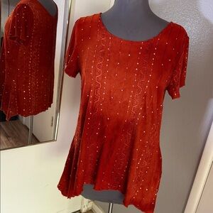 Sienna Grace Embellished Ombré Top 💖